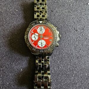 Invicta Women's Black and Red Stainless Steel Watch